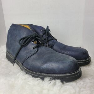Havana Joe Panama Jack Men's Chukka Boots Size 17 EU 52 Blue Navy Leather